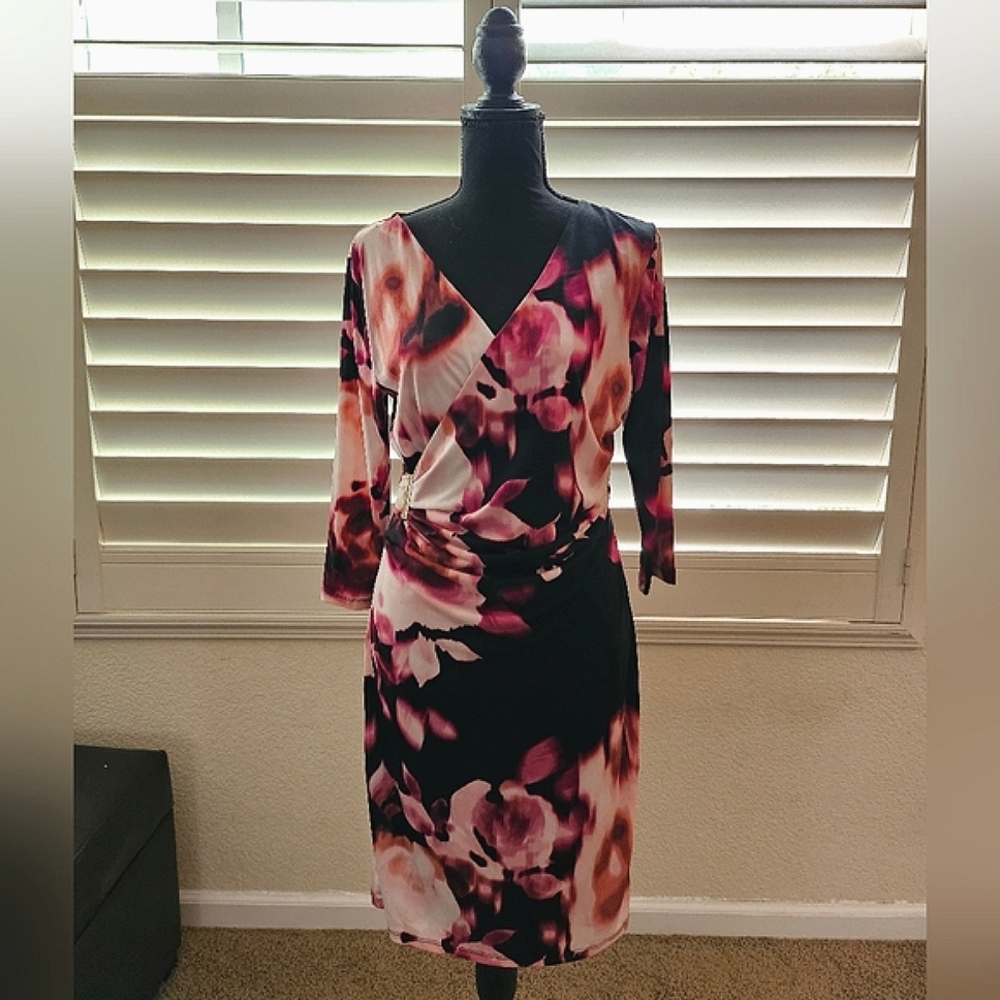 Jennifer Lopez Dress, pink and black